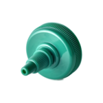 38/400 PP and PE nozzle cap for food and condiment, hair care and personal care packaging, bottom view