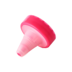 38/400 PP and PE nozzle cap for food and condiment, hair care and personal care packaging, bottom view