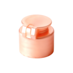 20/410 PP flip top cap for hair care and personal care packaging, front view open