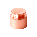 20/410 PP flip top cap for hair care and personal care packaging, back view