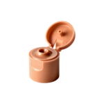 20/415 PP flip top cap for hair care and household care packaging, front view open