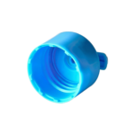 24/410 PP flip top cap for hair care and personal care packaging, bottom view