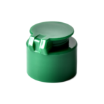 24/410 PP flip top cap for hair care and personal care packaging, back view