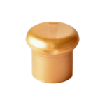 24/415 PP flip top cap for hair care and personal care packaging, front view closed
