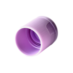 24/415 PP flip top cap for hair care and household care packaging, bottom view