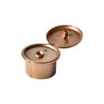 28/410 PP flip top cap for hair care and personal care packaging, front view open