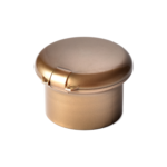 28/410 PP flip top cap for hair care and personal care packaging, back view