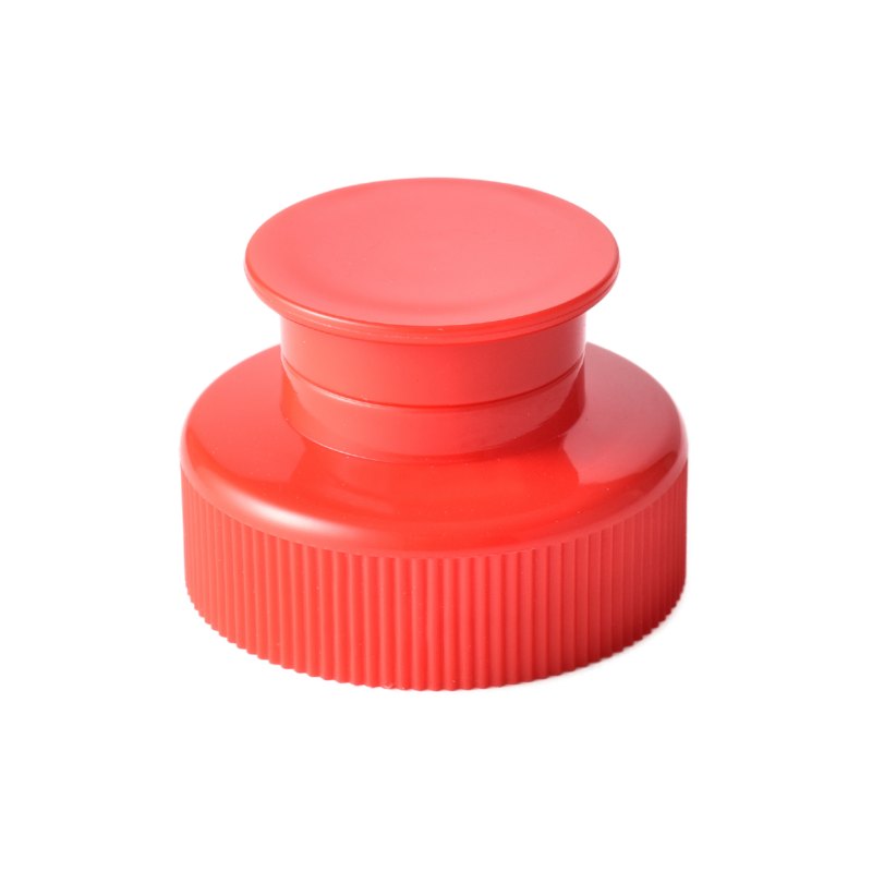 32/400 PP flip top cap for hair care and personal care packaging, front view closed