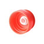 28/400 PP and TPE silicone valve cap for food and condiment, personal care and household care packaging, bottom view