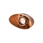 28/410 PP and TPE silicone valve cap for food and condiment, personal care and household care packaging, bottom view