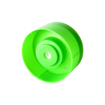 28/410 PP and TPE silicone valve cap for food and condiment, personal care and household care packaging, bottom view
