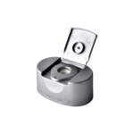 32/410 PP and TPE silicone valve cap for food and condiment, personal care and household care packaging, front view open