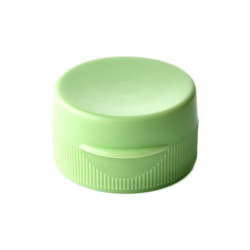 33/400 PP and TPE silicone valve cap for household care packaging, front view closed