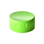 33/400 PP and TPE silicone valve cap for food and condiment, personal care and household care packaging, back view