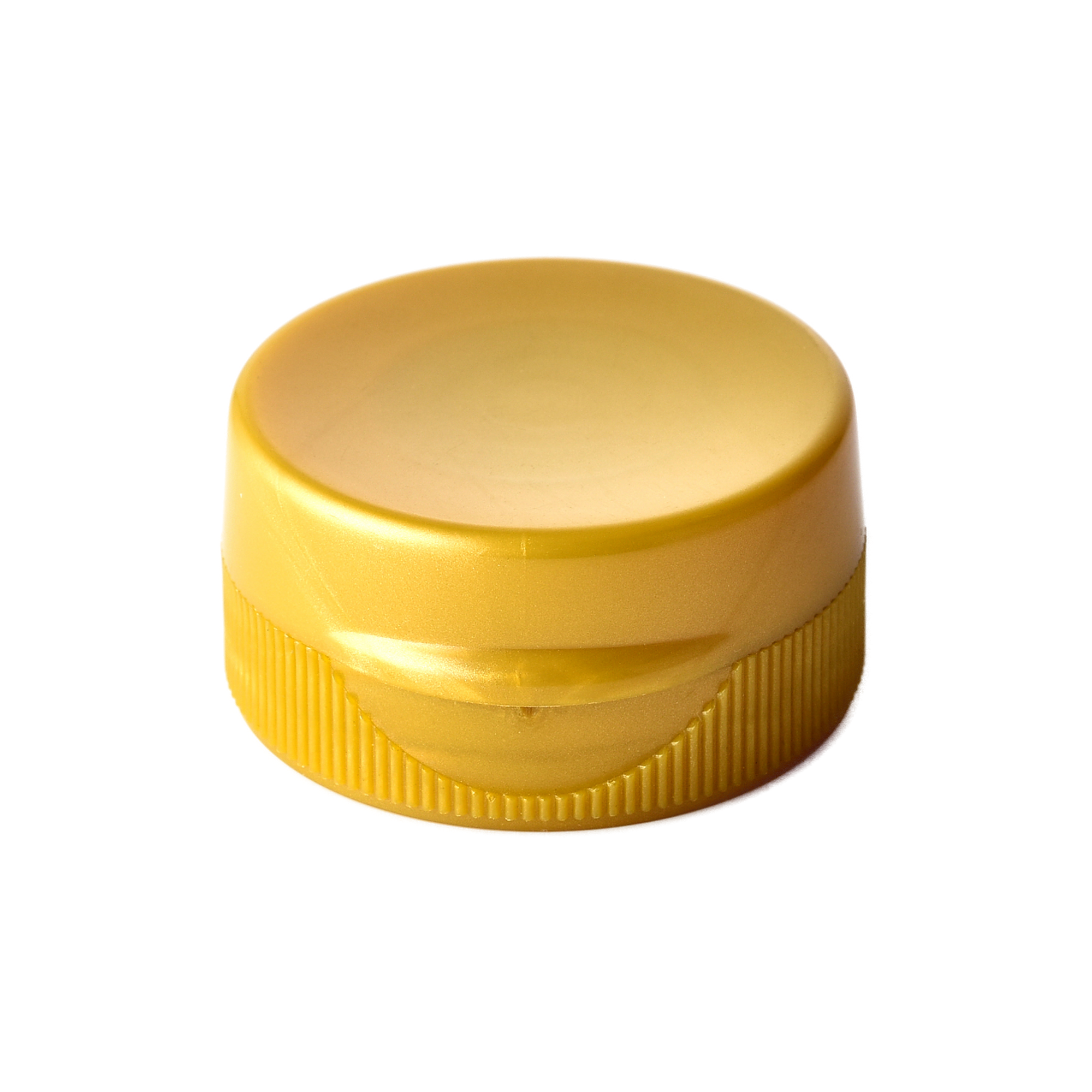 V38-01-1 38/400 PP and TPE silicone valve cap for food and condiment, personal care and household care packaging, front view closed
