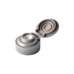 38/400 PP and TPE silicone valve cap for food and condiment, personal care and household care packaging, front view open