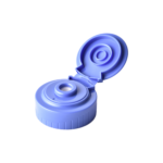 38/400 PP and TPE silicone valve cap for food and condiment, personal care and household care packaging, front view open