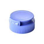 38/400 PP and TPE silicone valve cap for food and condiment, personal care and household care packaging, back view