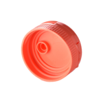 38/400 PP flip top cap for food and condiment, hair care and personal care packaging, back view