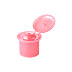 28/415 PP flip top cap for hair care and household care packaging, front view open