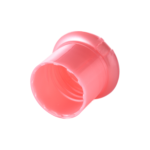 28/415 PP flip top cap for hair care and household care packaging, bottom view