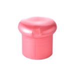 28/415 PP flip top cap for hair care and household care packaging, back view