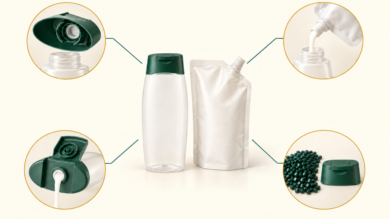 Four refillable beauty packaging fit and closure performance checks
